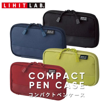 LIHIT LAB Japan Compact Pencil Case for Pens Cards Travel Essentials