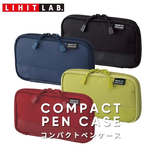 LIHIT LAB Japan Compact Pencil Case for Pens Cards Travel Essentials
