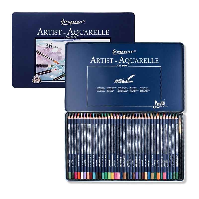 GIORGIONE Watercolor Pencils 36 ARTIST AQUARELLE Colored Pencils - TTpen