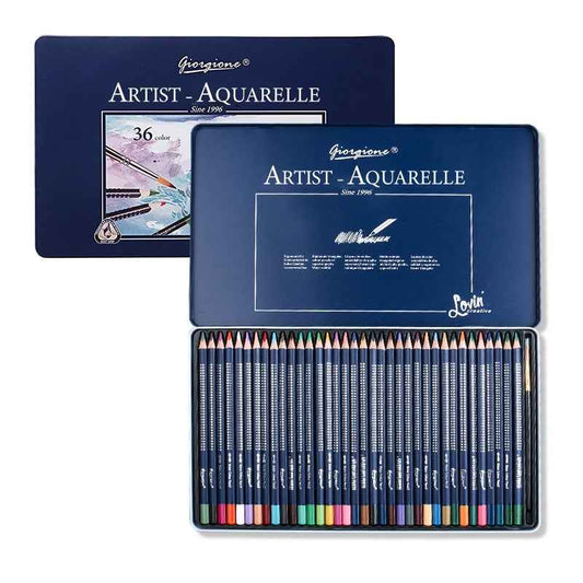 GIORGIONE Watercolor Pencils 36 ARTIST AQUARELLE Colored Pencils - TTpen