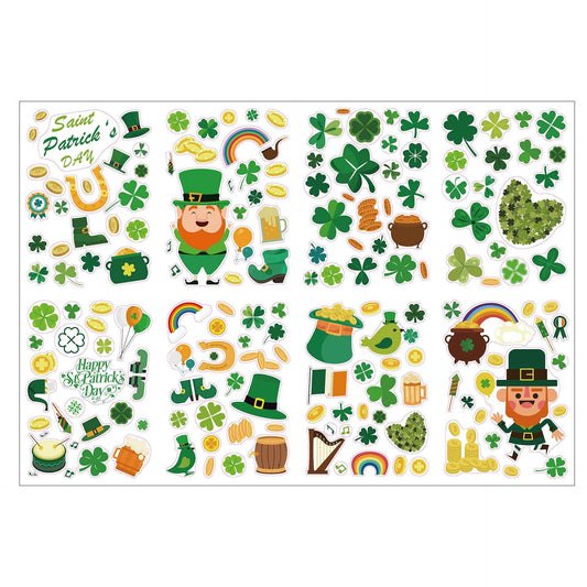32 Sheets St Patricks Day Stickers for Kids Cards Crafts - TTpen