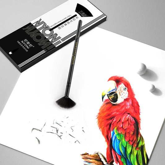 NYONI Pencil Cleaning Brush Set 3-Pack for Smudging Blending Cleanup