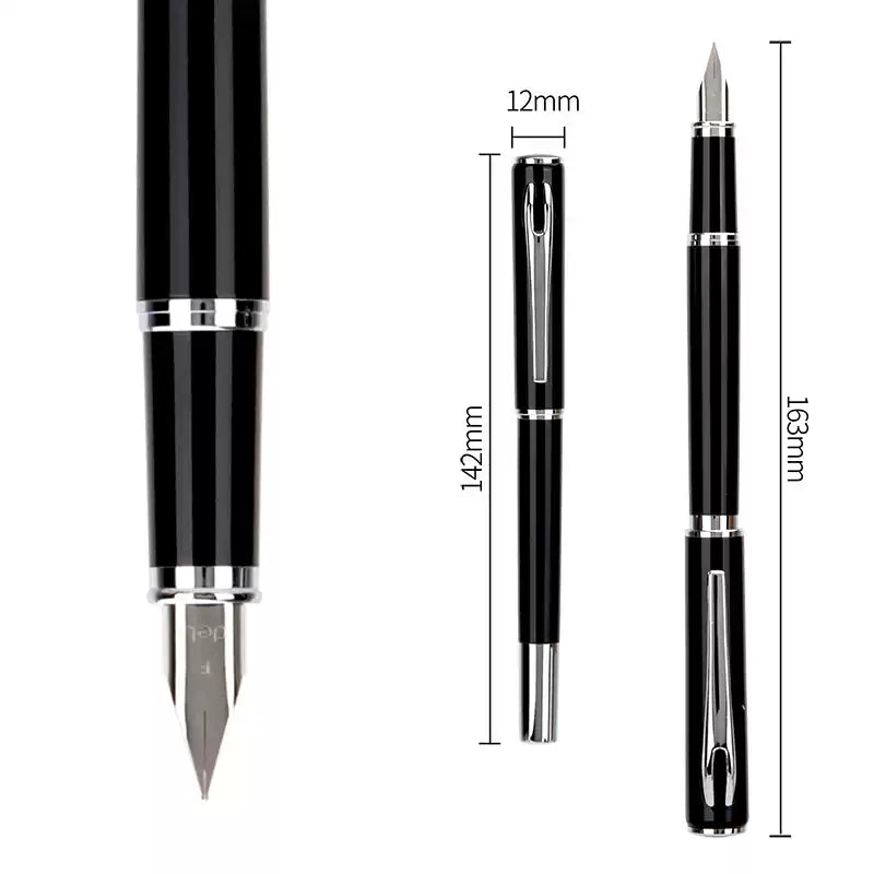 DELI Metheus All Metal Fountain Pen Fine Nib - TTpen