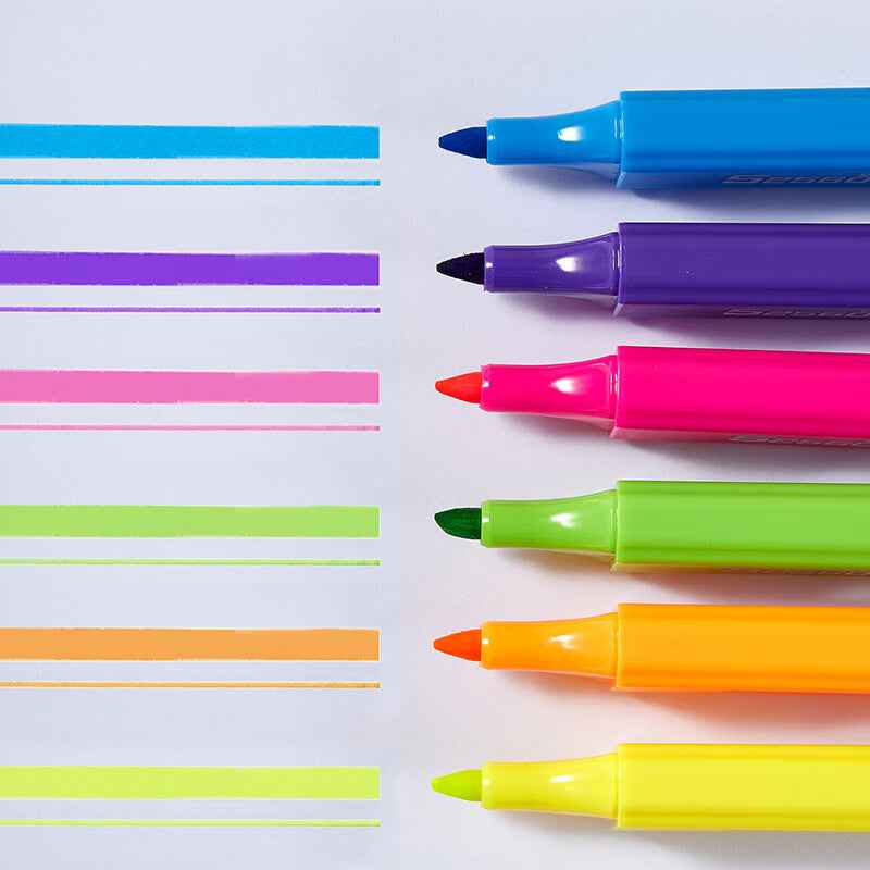 Comix HP908 10PCS Highlighters,1-5mm Chisel Tip,6 Colors - TTpen