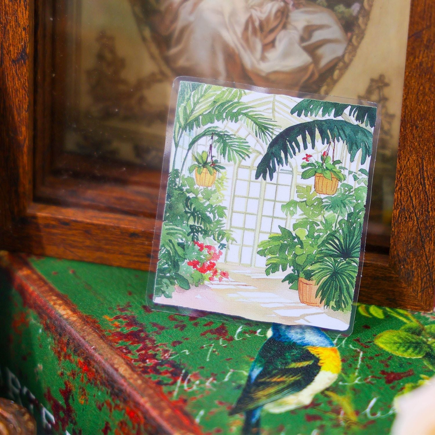 180PCS Retro Townscape PET Sticker Set