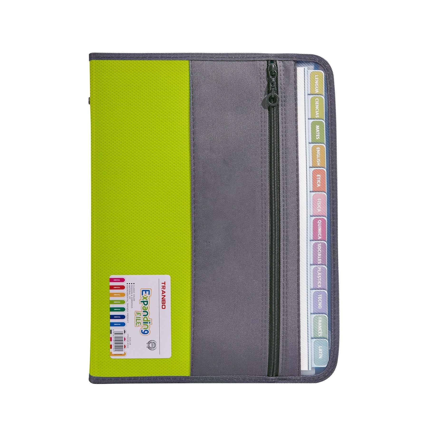 Expanding File Folder Organizer with 13 Pocket Oxford Fabric - TTpen
