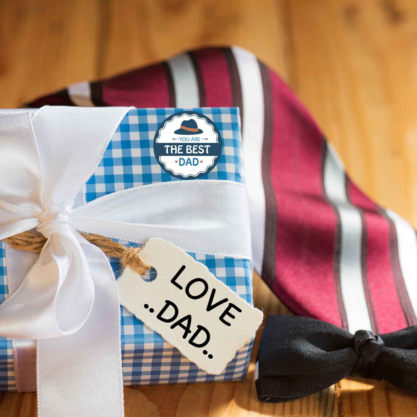500pcs Happy Father‘s Day Stickers 1.5 inch Round Labels - TTpen