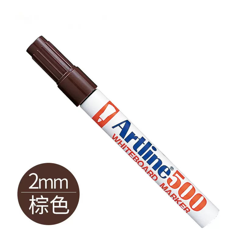 Artline 500 Whiteboard Marker-2mm 2mm Brown