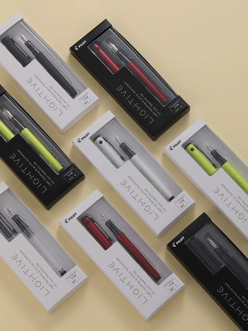 Pilot Lightive Fountain Pen with Ink Converter