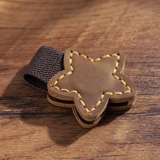 2pcs Star Magnetic Leather Bookmarks Clips