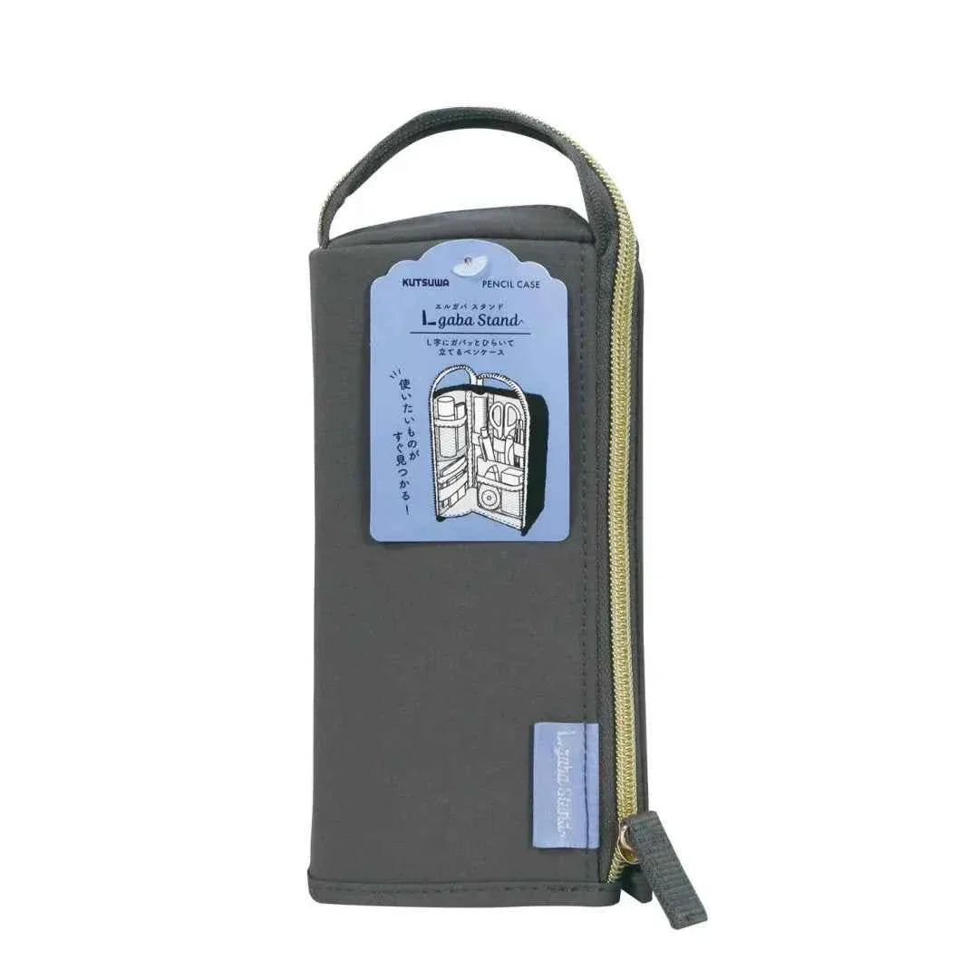 KUTSUWA Pen Case L gaba Stand Desktop Organizer Bag