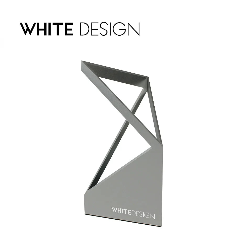 Architectural Aluminum Pen Holder - Modern Desktop Organizer