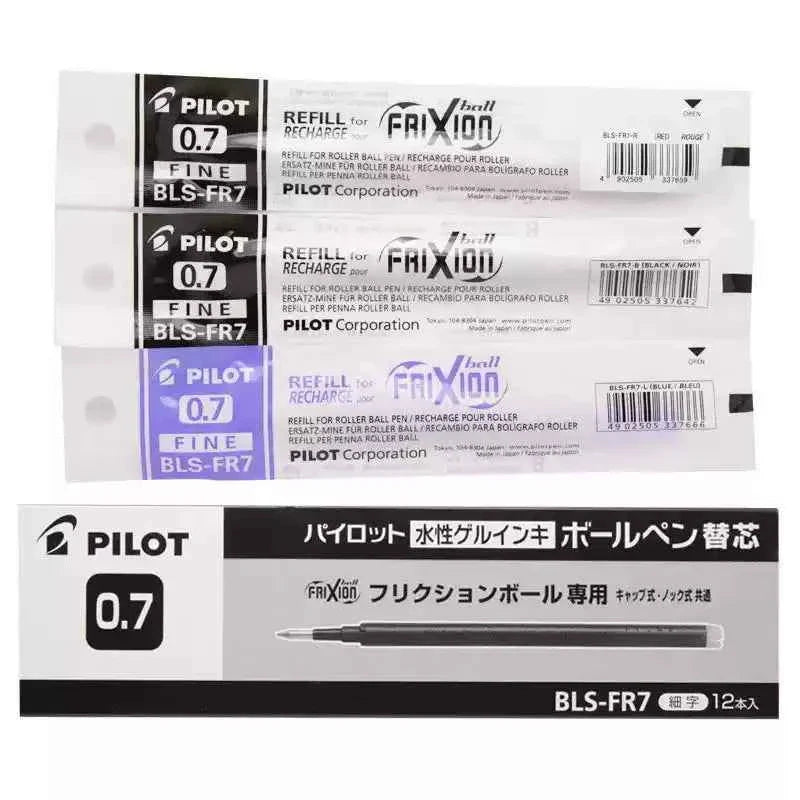 PILOT FriXion 07 Japan Gel Ink Refills for Erasable Pens,0.7mm,12-Pack