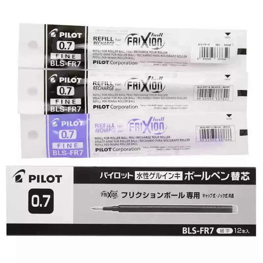 PILOT FriXion 07 Japan Gel Ink Refills for Erasable Pens,0.7mm,12-Pack