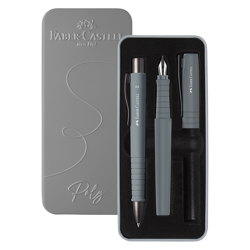 Faber-Castell Poly Pen Fountain and Ballpoint Pen Gift Set - TTpen