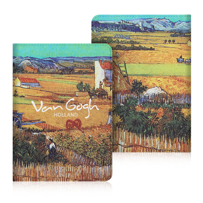 Kindle Paperwhite 11th 6.8 inch Case Cover with Stand Hand Strap Van Gogh