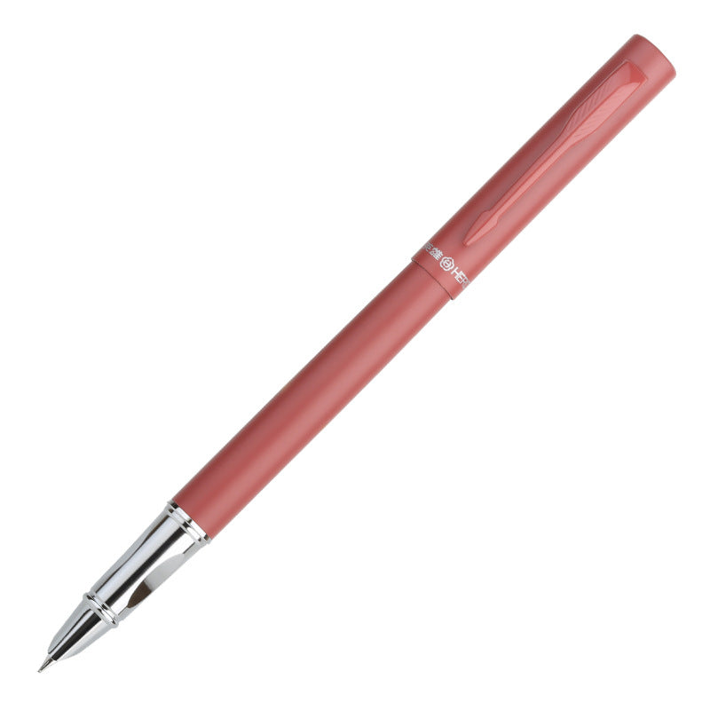 Hero 1229 Extra Fine Pastel Iridium Gold Fountain Pen Red