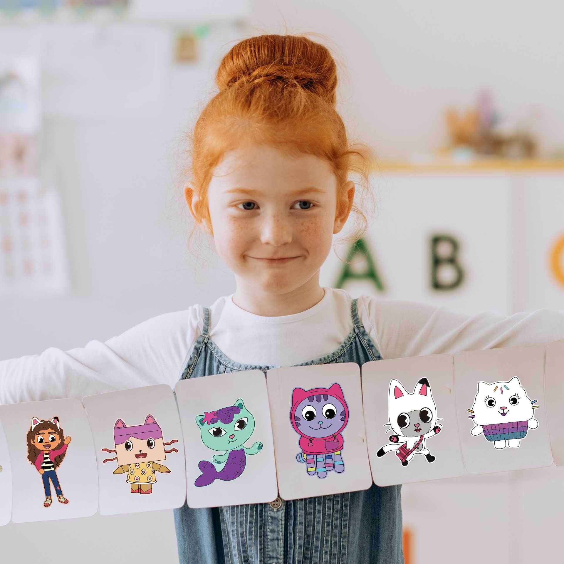 24 Sheets Gabby’s Dollhouse Stickers for Kids - TTpen
