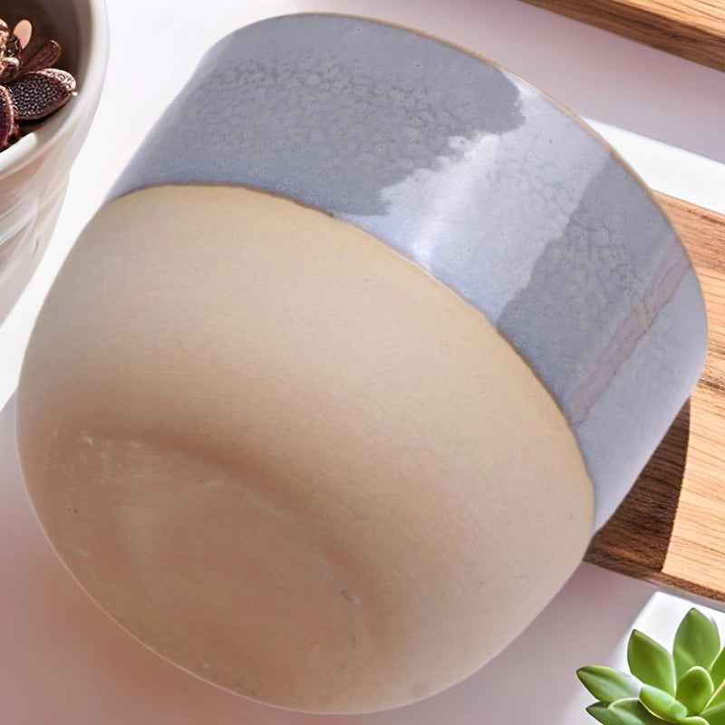 150ml Grey Ceramic Espresso Cups for Coffee Tea Set of 4