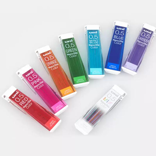 Uni NanoDia Color Mechanical Pencil Leads 0.5mm, 3 Pack