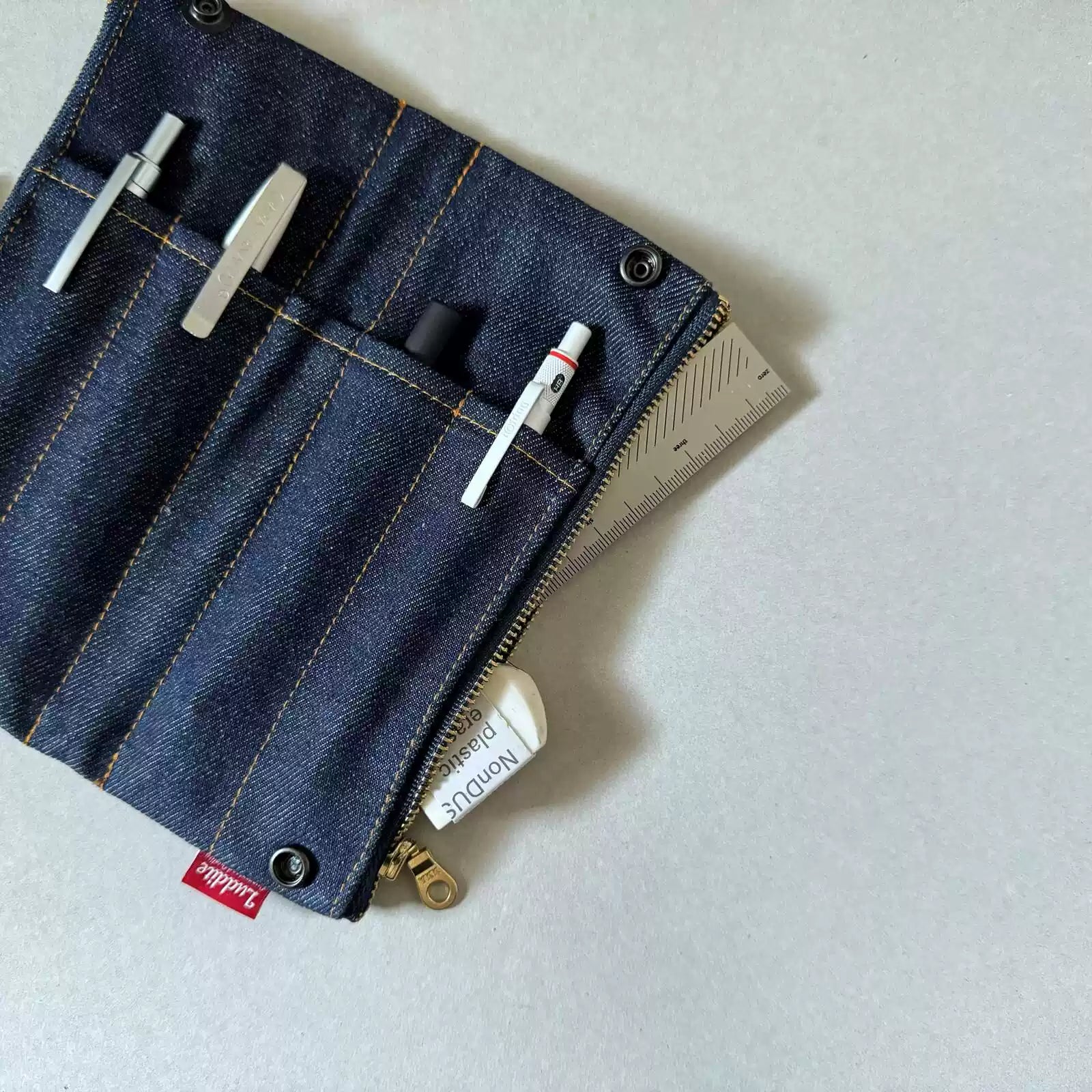 LUDDITE Bendy Pen Case Okayama Denim - TTpen
