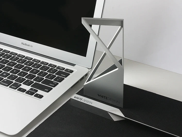 Architectural Aluminum Pen Holder - Modern Desktop Organizer