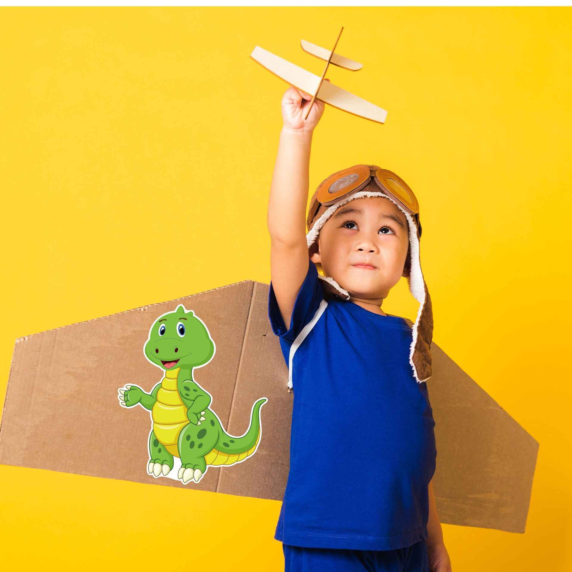 24 Sheets Dinosaur Make a Face Stickers for Kids Todders Activities - TTpen