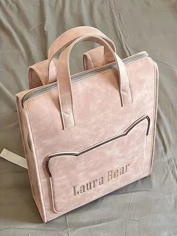 Pink Laptop Backpack and Tote Bag for Women 14 INCH Laptop