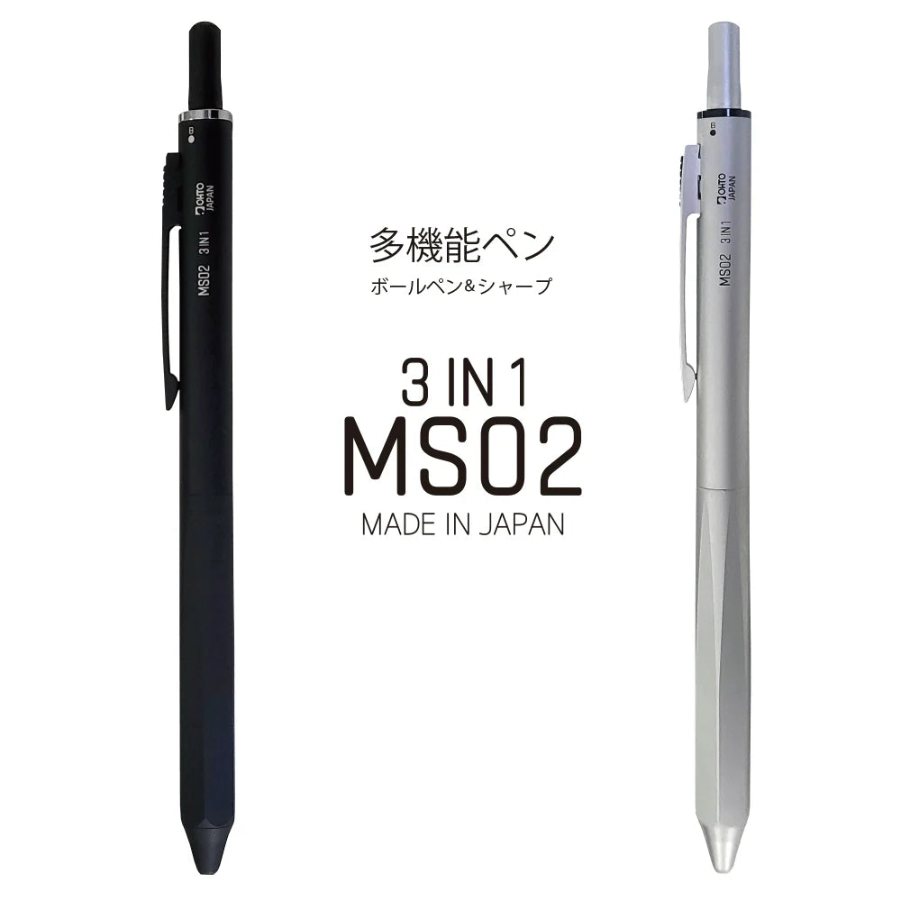 OHTO Japan MS02 3IN1 Multi Function Pen