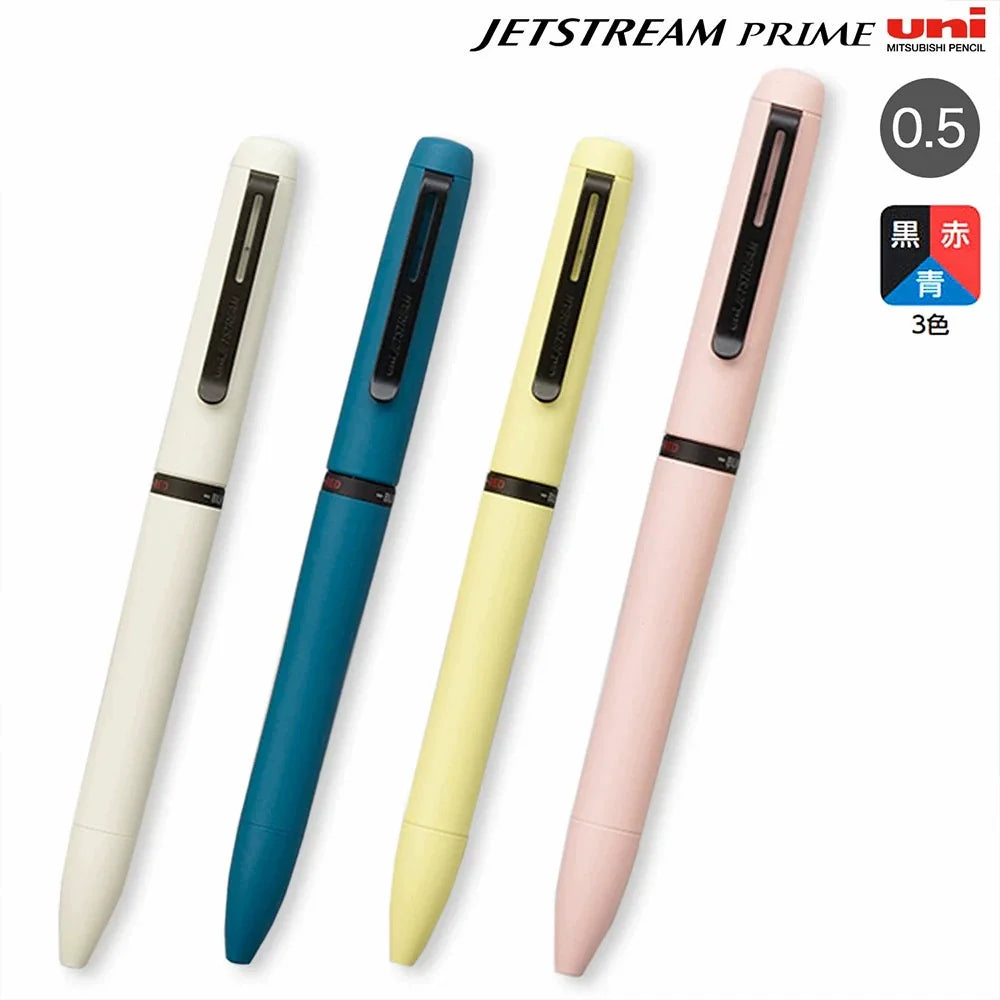 Uni Jetstream Prime Lite Touch 3-Color Retractable Ballpoint Pen