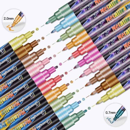 Guangna Shinning Metallic Marker Pens 18 Colors - TTpen