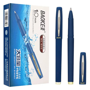 Baoke Antibacterial Gel Pen 1.0 Pack of 12 Blue 1.0mm