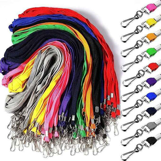100Pcs Nylon Bulk Lanyard for Id Badges - TTpen