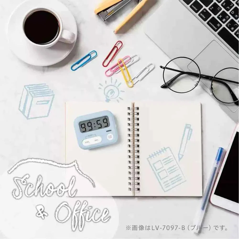 Sonic LV-7097 Study Timer, Motive-Plus,Mini with LED,