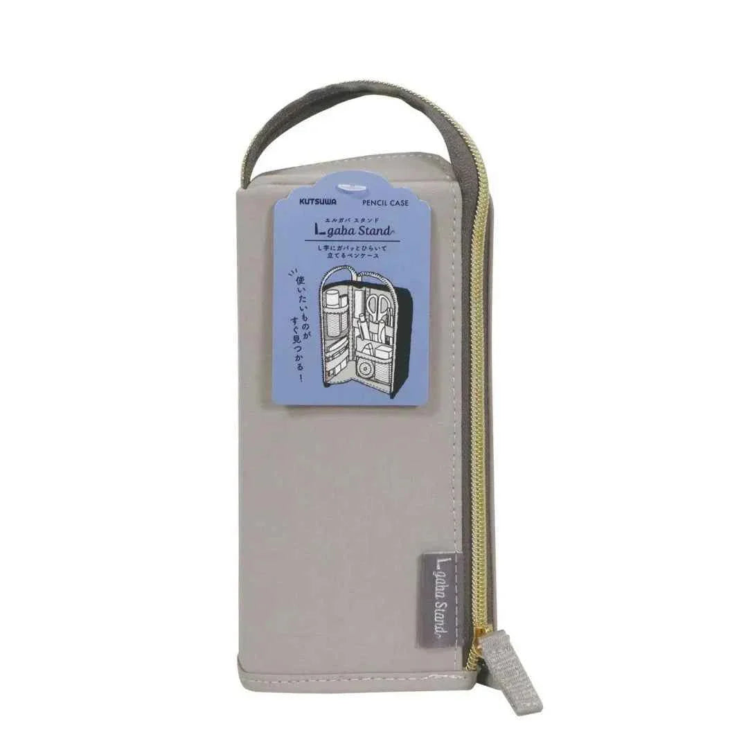 KUTSUWA Pen Case L gaba Stand Desktop Organizer Bag