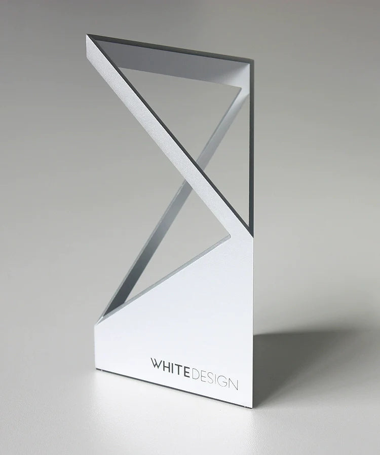 Architectural Aluminum Pen Holder - Modern Desktop Organizer