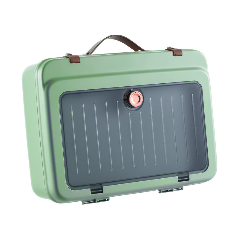 Business File Document Storage Case Travel Green