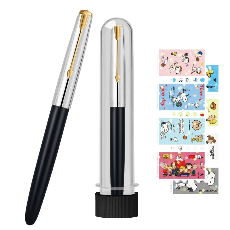 HERO 616Plus Fountain Pen 0.38mm Fine Nib Gradient Color with Stickers - TTpen