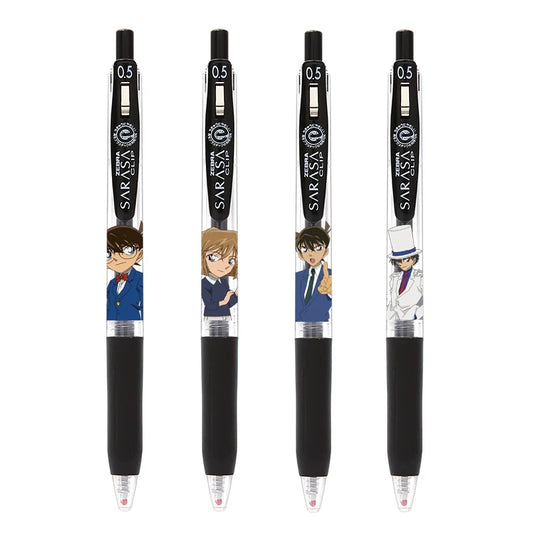 ZEBRA Sarasa Clip Ballpoint Pen Detective Conan 4 Pack