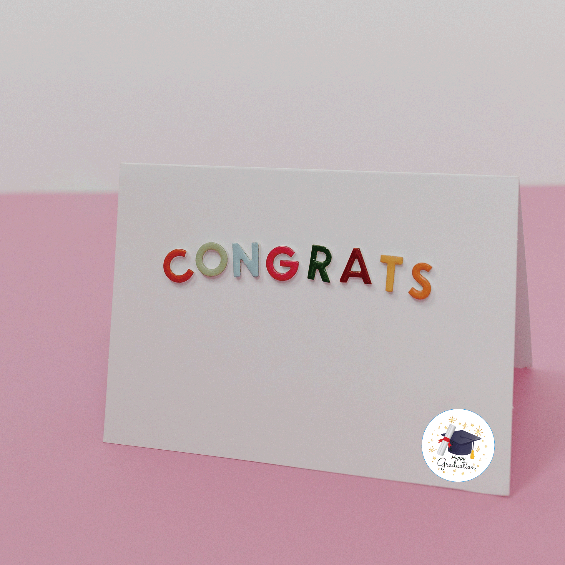 192pcs Congrats Graduation Stickers 1.5 inch Round Labels - TTpen