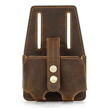 Leather Tape Measure Pouch Belt Tool Carrier Holder