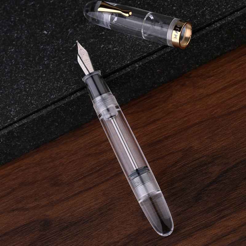 Majohn C4 Eyedropper Fountain Pen Transparent Acrylic with Box - TTpen