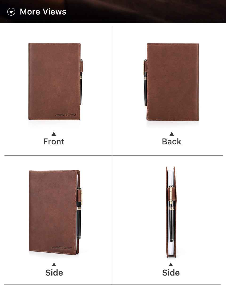 Leather Protective Cover Case for A5 Notebook Journal Planner