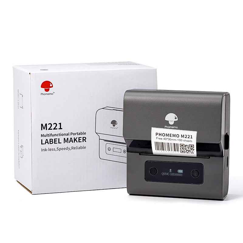 Phomemo M221 Label Makers- 3 Inch Barcode Label Thermal Printer - TTpen