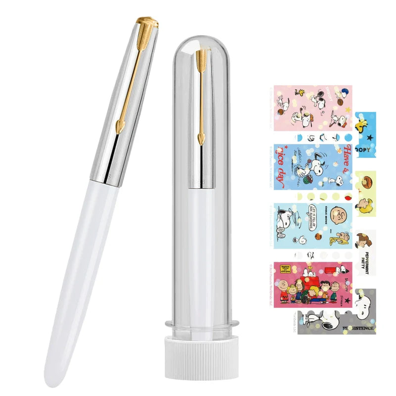 HERO 616Plus Fountain Pen 0.38mm Fine Nib Gradient Color with Stickers - TTpen