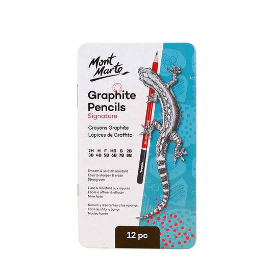 Mont Marte Graphite Pencil Set Signature 12Pc - TTpen