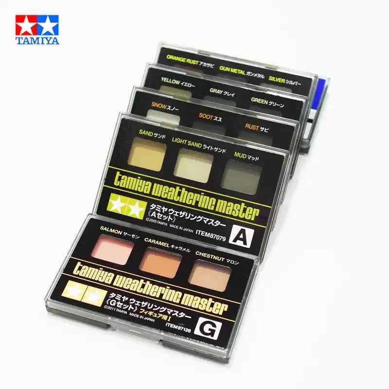 TAMIYA Weathering Master 3 Color Paint and Brush Set