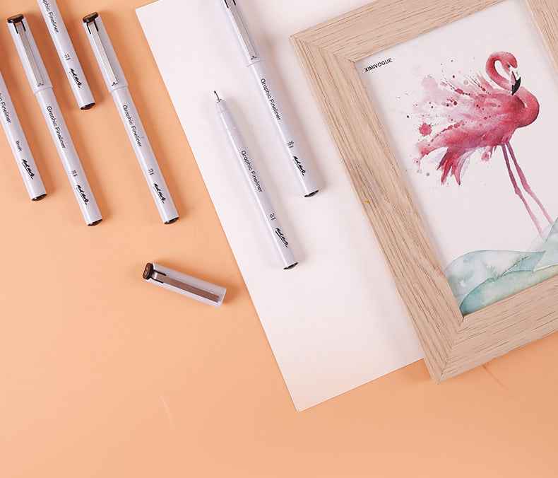 Mont Marte Premium Graphic Fineliners,7 Piece - TTpen