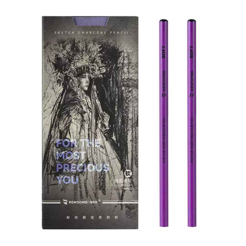 REMSONG 20PCS Soft Sketch Charcoal Pencils Drawing Set - TTpen