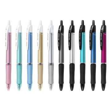 2pcs Pilot Acroball T Series Black Ballpoint Pen 0.3mm/0.5mm/0.7mm